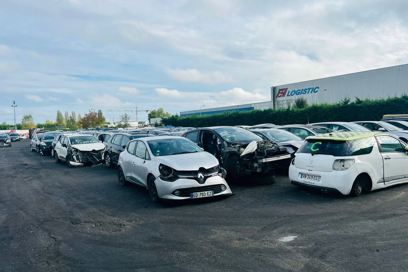 Véhicules pris en charge pour enlèvement